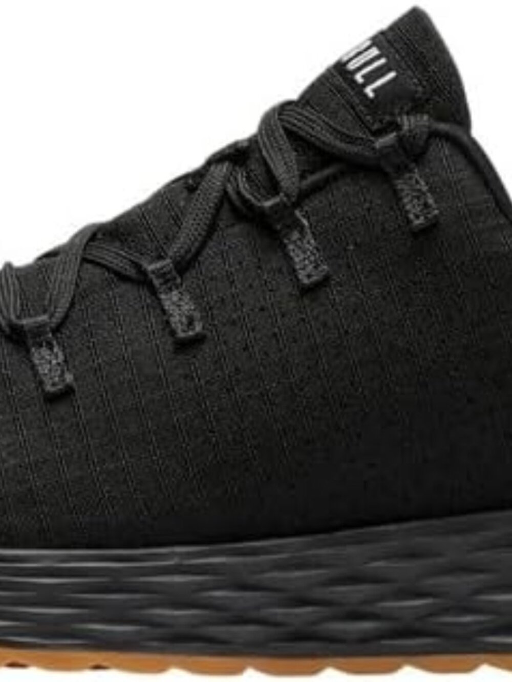 Nobull Men's Black Gum Round Toe Allday 365 Ripstop Athletic Sneakers Shoes